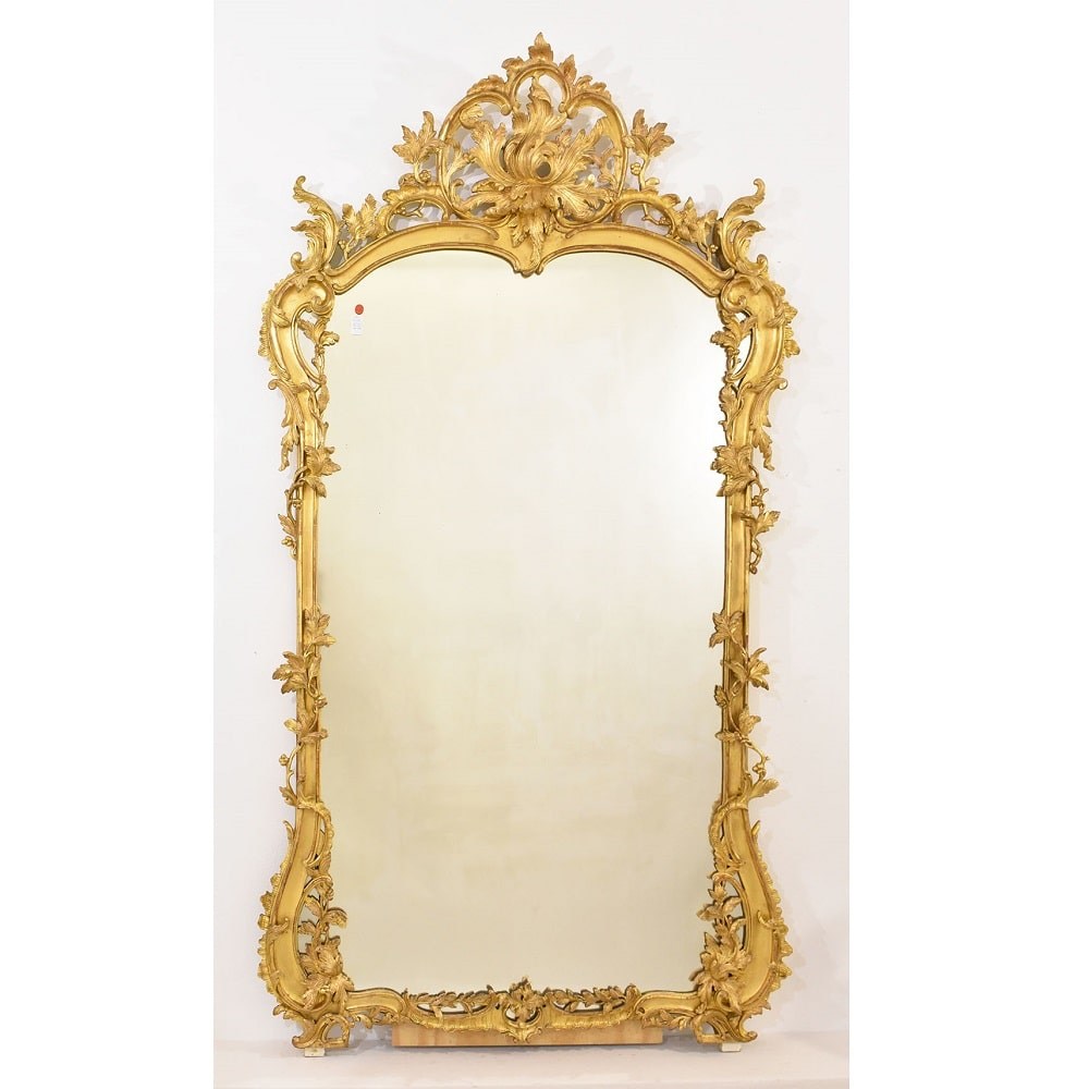 SPC158 1a antique carved mirror antique gilded mirror XIX century4.jpg
